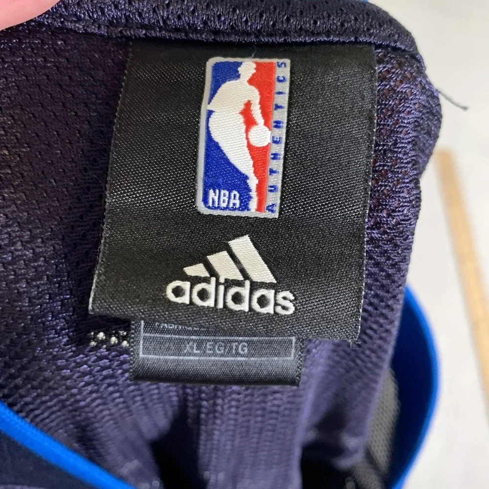 VTG Dallas Mavericks Jersey Mens XL Blue NBA Basketball Dirk Nowitzki #41 Adidas
